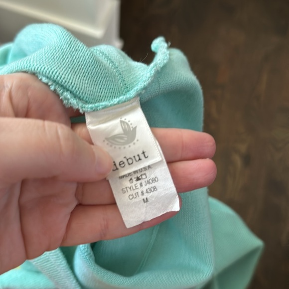 Sea foam green Mint Green green mini skirt - Picture 4 of 7